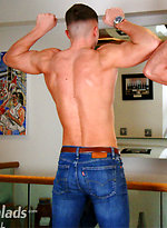 Straight Muscular Hunk Logan Gets Sucked by his 1st Man by English Lads