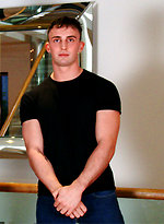 Straight Muscular Hunk Logan Gets Sucked by his 1st Man by English Lads