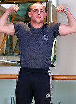 Young Straight Stud Ned Shows off his Muscular Body by English Lads