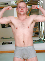 Young Straight Stud Ned Shows off his Muscular Body by English Lads