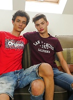 Skinny gay boys Alan Caine and Curtis Cameron fucking raw by BF Collection With Curtis Cameron