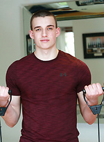 Muscular Athlete Reuben by English Lads