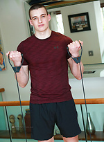 Muscular Athlete Reuben by English Lads