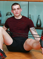 Muscular Athlete Reuben by English Lads
