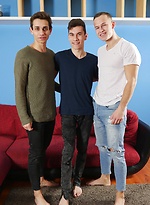Three sexy boys Martin Hovor, Lior Hod and Nathan Reyes raw threesome fuck by BF Collection With Lior Hod,Nathan Reyes,Martin Hovor