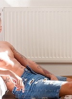 Twinks blonde David Sky makes erotic solo by BF Collection With David Sky