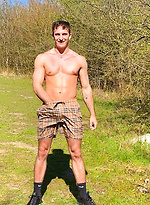 Muscular Hunk Carter by English Lads