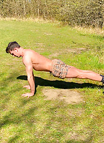 Muscular Hunk Carter by English Lads