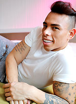 Getting my hot Colombian mate Cristian Berry off by Bentley Race