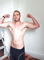 Straight English Muscular Builder by English Lads