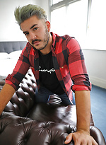 Handsome Aussie boy Zak Bray is getting off in the Bentley Race studio by Bentley Race
