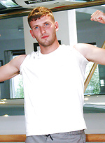 Young Straight Footballer Jude Moore by English Lads
