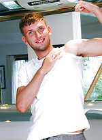 Young Straight Footballer Jude Moore by English Lads