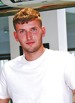 Young Straight Footballer Jude Moore by English Lads