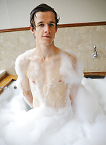 Brad Hunter's horny hot tub shoot by Bentley Race