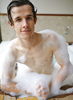 Brad Hunter's horny hot tub shoot by Bentley Race