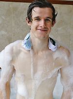 Brad Hunter's horny hot tub shoot by Bentley Race