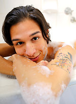 Bath time for Andy Samuel by Bentley Race