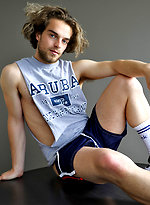 Sexy Aussie boy Reece Anderson stripping off by Bentley Race