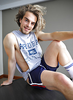 Sexy Aussie boy Reece Anderson stripping off by Bentley Race