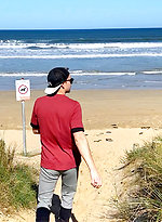 Heading down to the Nude Beach with Nate Anderson by Bentley Race