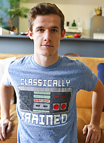 Aussie boy Brad Hunter showing off his thick tool by Bentley Race With Brad Hunter