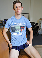 Aussie boy Brad Hunter showing off his thick tool by Bentley Race With Brad Hunter