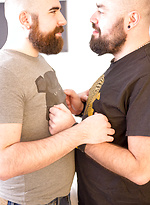 Jean Paul and Bearsilien fuck by Hairy and Raw