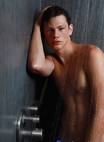 Lukas very hot shower shoot! by Male Model