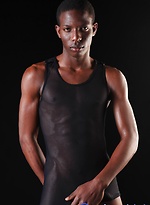 Vergil beautiful twink in black by Male Model