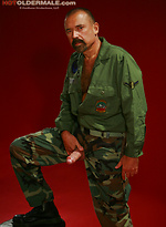 Francisco Andreas military solo by Hot Older Male