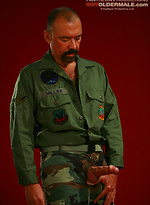 Francisco Andreas military solo by Hot Older Male