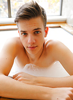 Soaping up with Aussie boy Connor Peters by Bentley Race
