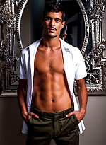Gustavo Cruz and Gabriel Phoenix double-team Ray Crosswell by Lucas Entetainment With Gabriel Phoenix
