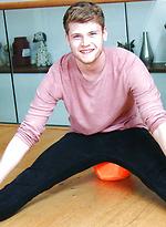 Straight Blond Footballer Archie Wanks his Uncut Cock Wearing his Football Kit & Cums all over Himself! by English Lads