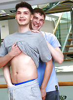 Young Straight Pup Charlie gets his 1st Man Suck & it's Naughty Dominic Sucking his Big Uncut Cock! by English Lads