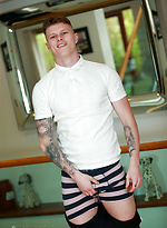 Straight Young Footballer Hayden Shows off his Lean Body & Long Uncut Cock! by English Lads
