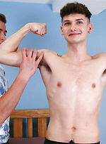 Young Straight Lad Charlie's 1st Man Wank with Jack's Cock by English Lads