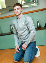 Athletic Young Footballer Danny Shows off his Lean Body by English Lads