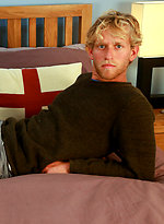 Athletic Blond Surfer Sam Shows his Hairy Body & Big Uncut Cock! by English Lads