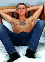 Young Straight MMA Fighter Charles' First Manhandling & it's Lucky Joel Wanking his Big Uncut Cock! by English Lads