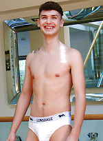 Young Straight Lad Charlie Wanks his Big Uncut Cock & Shoots Jizz Everywhere! by English Lads