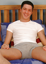 Young, Straight & Toned Marco's 1st Ever Man Handling & he Shoots Jizz Everywhere! by English Lads
