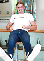 Logan Shows off his Muscular & Tall Body & Wanks his Big Uncut Cock to a Big Squirting Climax! by English Lads