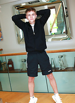 Young Toned Straight Pup Harrison Shows off his Perfect Rocket Uncut Cock & Natural Blond Bush! by English Lads
