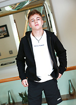 Young Toned Straight Pup Harrison Shows off his Perfect Rocket Uncut Cock & Natural Blond Bush! by English Lads