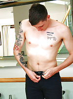 Straight Rugby Player Patrick Wanks his Uncut Cock & Pumps his Ass with a Dildo & Cums Loads! by English Lads