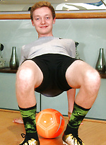 Eighteen Year Old Footballer Bradley Shows his Lean Body & Long and Thick Uncut Cock! by English Lads