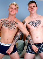 Straight Mates Craig & Hayden Wank Each Other's Uncut Cocks & Blow Each Other's Loads! by English Lads