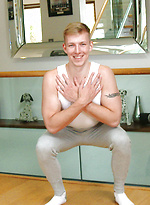 Straight Young Christian Wanks his Massive 9 Inch Uncut Cock & Squirts a Load of Cum! by English Lads